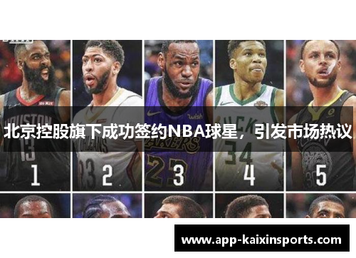 北京控股旗下成功签约NBA球星，引发市场热议